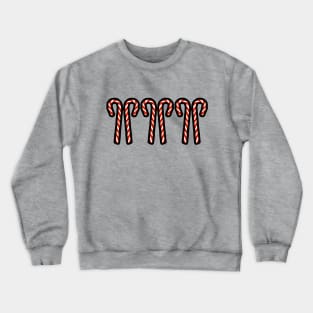 Two Candy Canes Christmas Trio Crewneck Sweatshirt